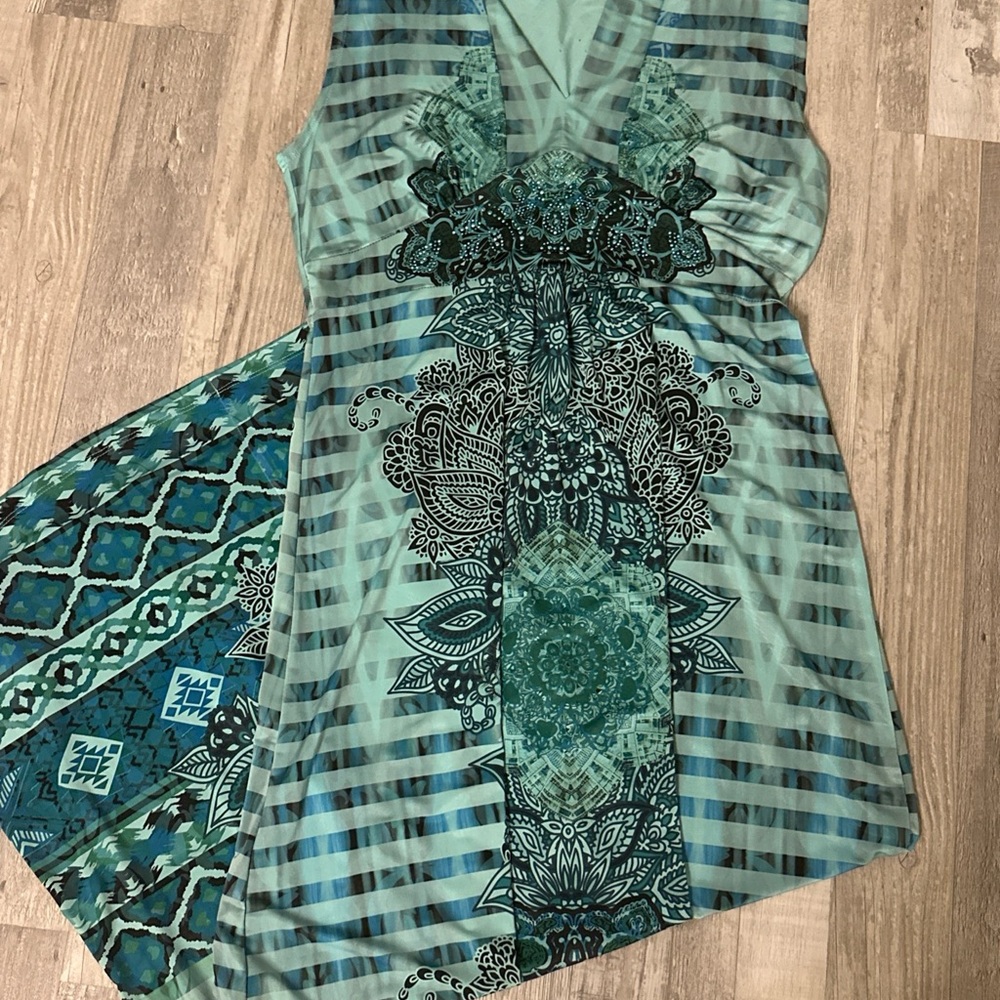 World unity embellished maxi dress size medium